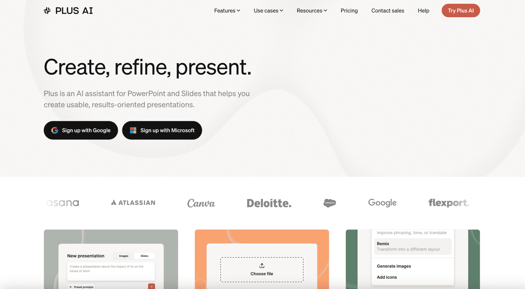 Plus AI — плагин для создания презентаций в Google Slides