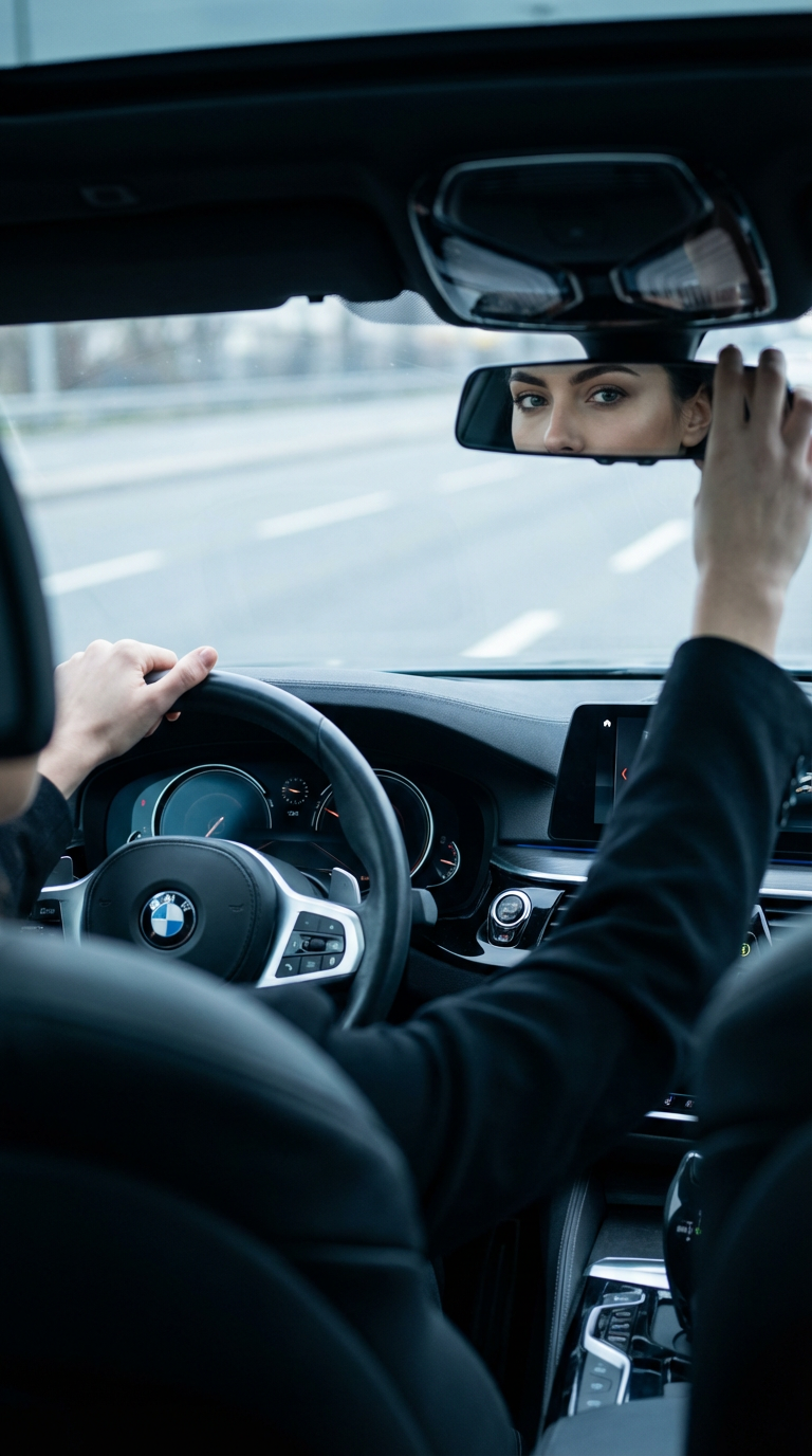 ИИ-фото в машине