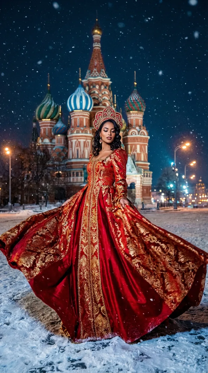 ИИ-фото в стиле Slavic girl