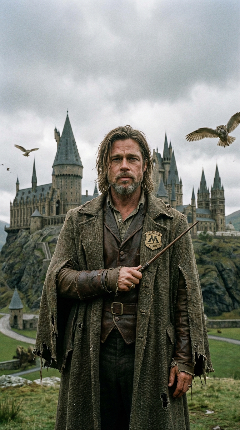 Бред Питт в стиле Гарри Поттера